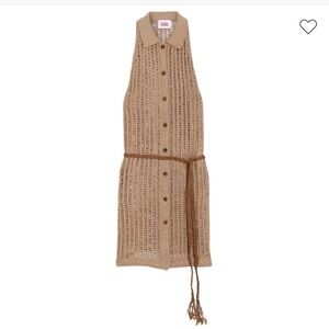 SOLID & STRIPED
The Sawyer Crochet-Knit Mini Dress